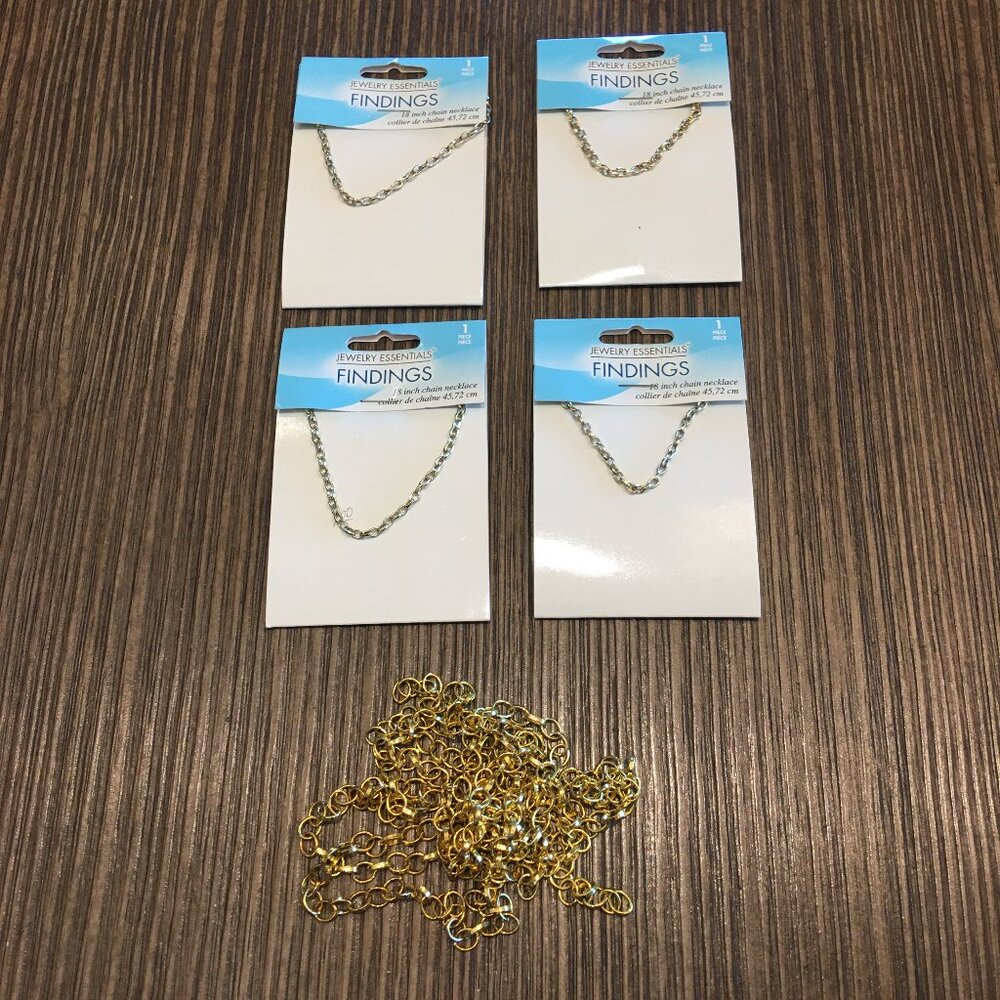 Jewelry Essentials Findings Necklace Chain Bundle